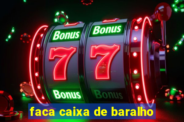 faca caixa de baralho