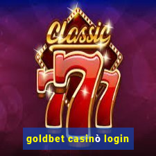 goldbet casinò login