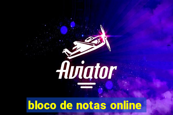 bloco de notas online