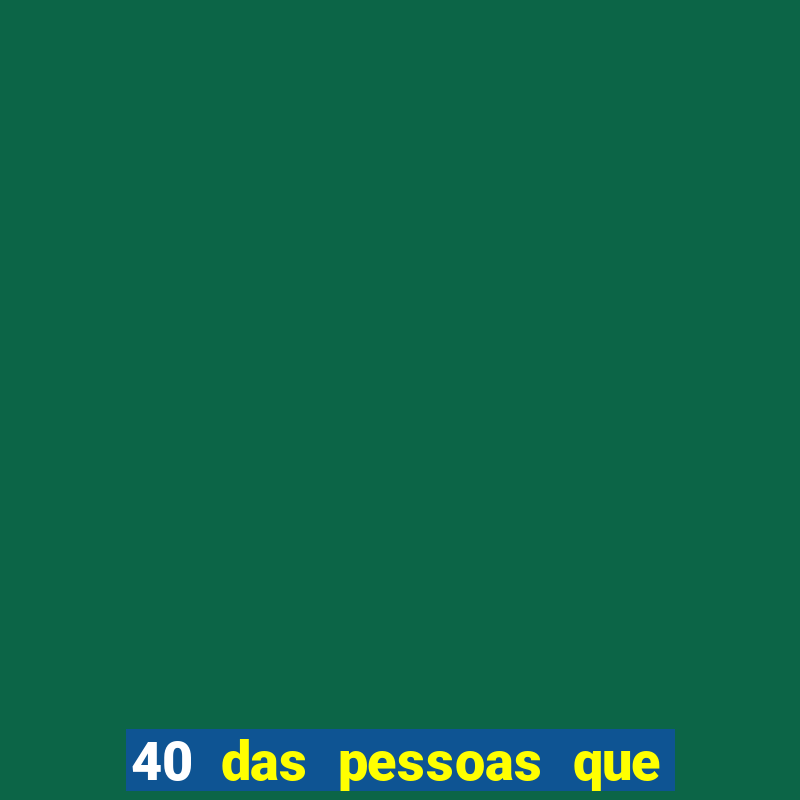 40 das pessoas que ganham na loteria morrem em 3 anos