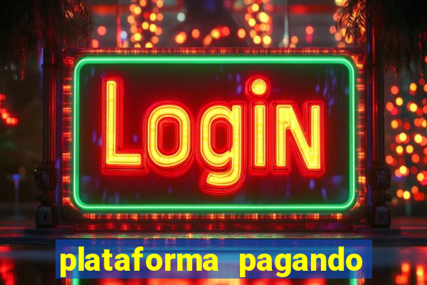 plataforma pagando no cadastro