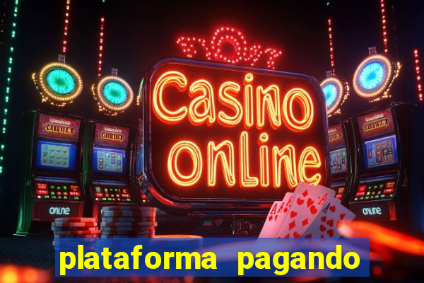 plataforma pagando no cadastro