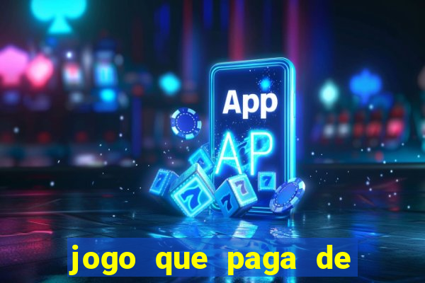 jogo que paga de verdade no pix