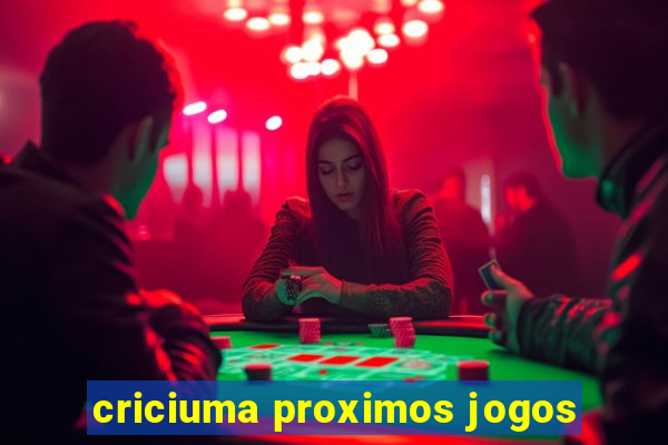 criciuma proximos jogos