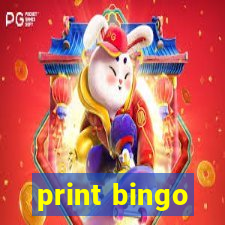 print bingo