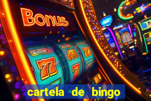 cartela de bingo cha de panela