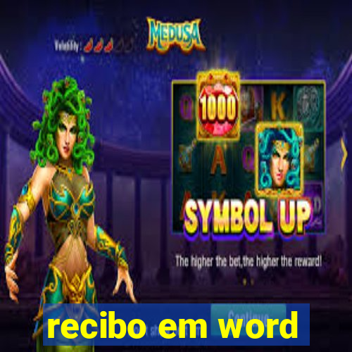 recibo em word