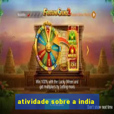 atividade sobre a india