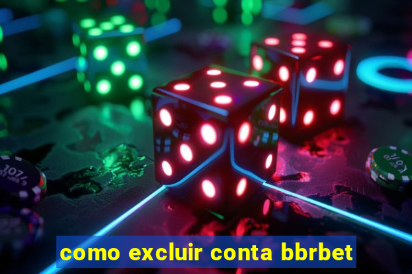 como excluir conta bbrbet