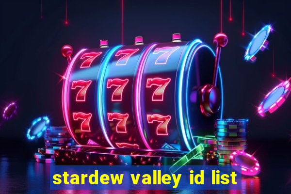 stardew valley id list