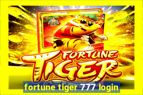 fortune tiger 777 login