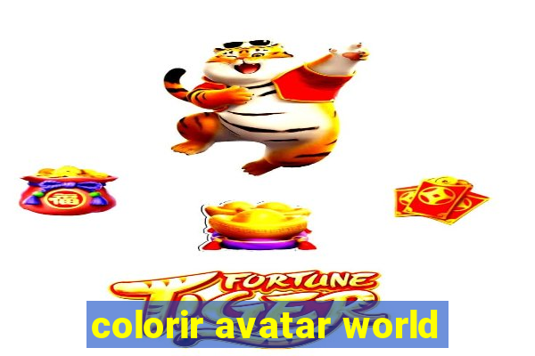 colorir avatar world