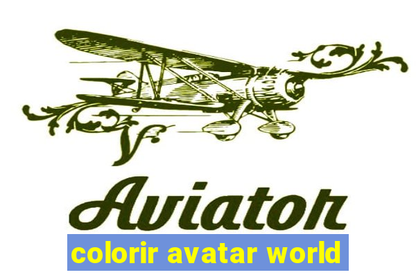 colorir avatar world