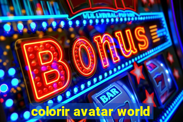 colorir avatar world