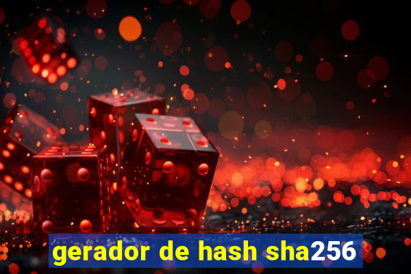 gerador de hash sha256