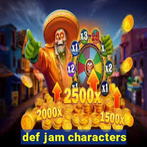 def jam characters