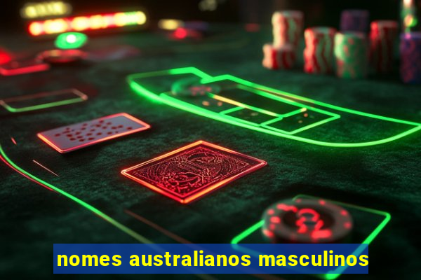 nomes australianos masculinos