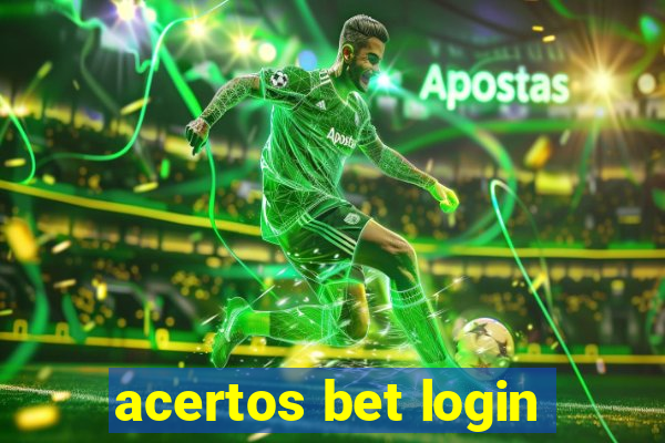 acertos bet login