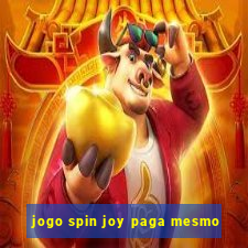 jogo spin joy paga mesmo