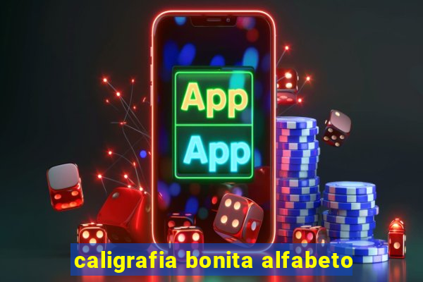 caligrafia bonita alfabeto