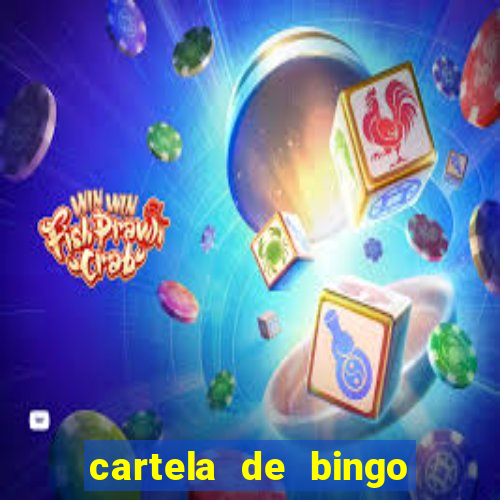 cartela de bingo cha de bebe