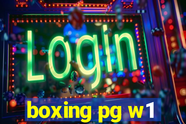 boxing pg w1