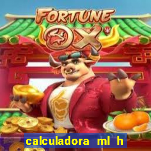 calculadora ml h para mcg kg min