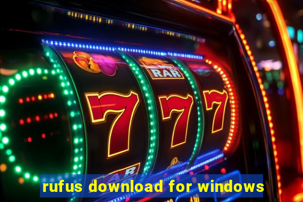 rufus download for windows