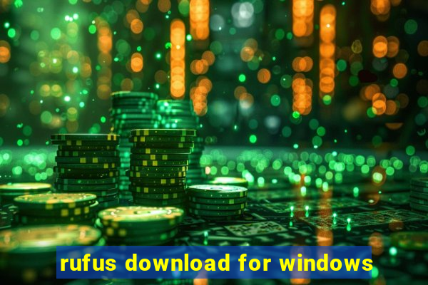 rufus download for windows