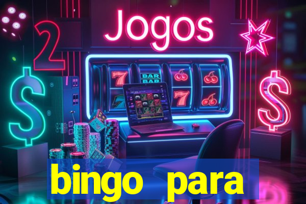 bingo para despedida de solteira para imprimir