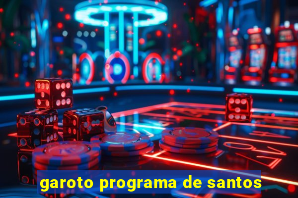 garoto programa de santos