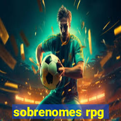 sobrenomes rpg