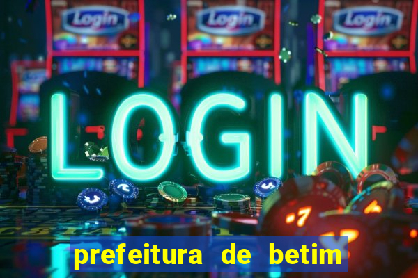 prefeitura de betim - contracheque online