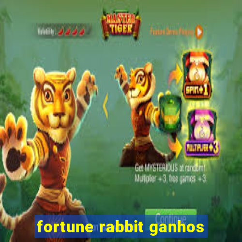 fortune rabbit ganhos