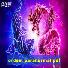 ordem paranormal pdf