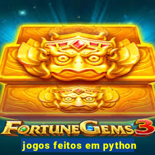 jogos feitos em python