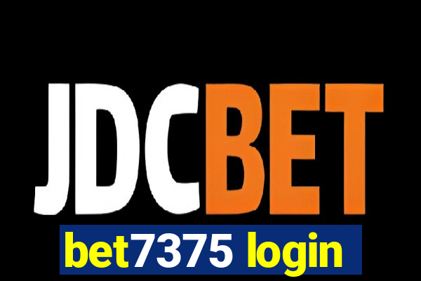 bet7375 login