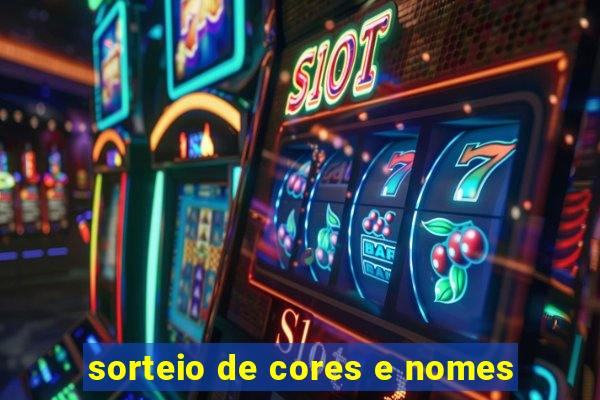 sorteio de cores e nomes