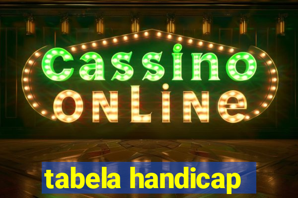 tabela handicap