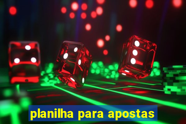 planilha para apostas