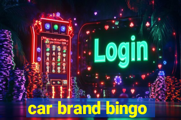 car brand bingo