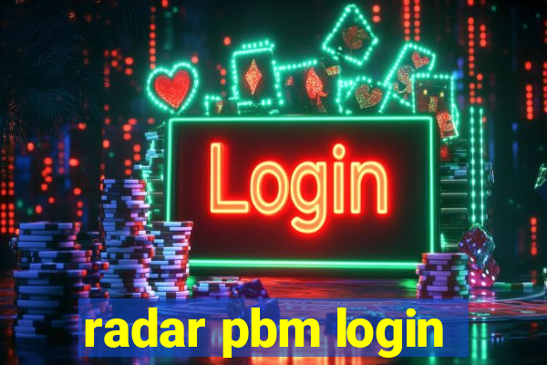 radar pbm login