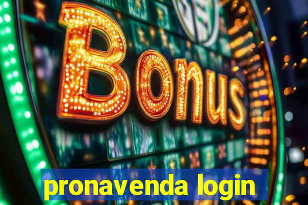 pronavenda login