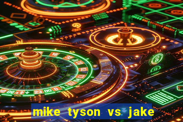 mike tyson vs jake paul assistir online