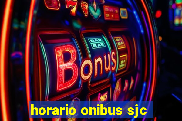 horario onibus sjc