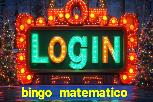 bingo matematico para ensino medio