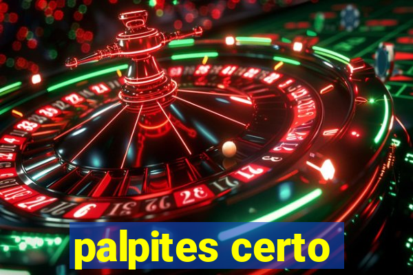 palpites certo