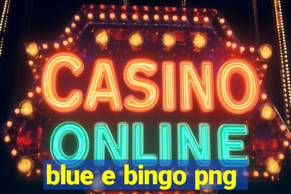 blue e bingo png