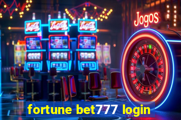 fortune bet777 login