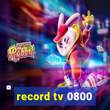 record tv 0800